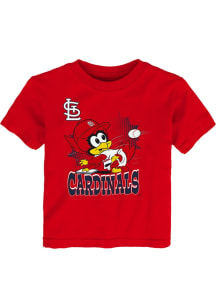 Fredbird St Louis Cardinals Infant Mascot 3.0 Short Sleeve T-Shirt Red