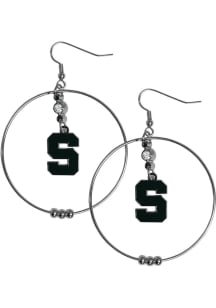 Michigan State Spartans Hoop Womens Earrings