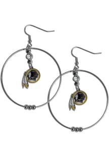 Washington Commanders Hoop Womens Earrings