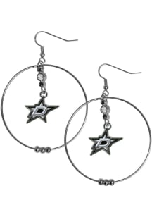 Dallas Stars Hoop Womens Earrings