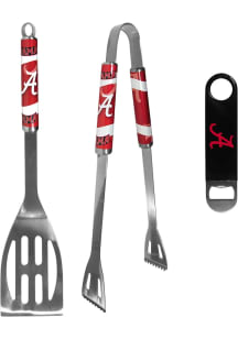 Alabama Crimson Tide 2 Piece w Bottle Opener BBQ Tool Set