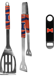 Illinois Fighting Illini 3 Piece BBQ Tool Set