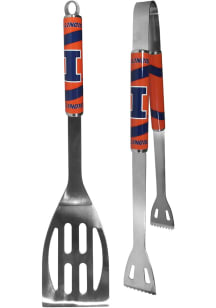 Illinois Fighting Illini Steel BBQ Tool Set