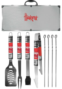 Nebraska Cornhuskers 8 Piece Tailgater BBQ Tool Set