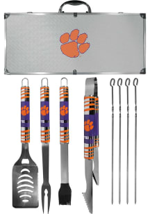 Clemson Tigers 8 Piece Tailgater BBQ Tool Set