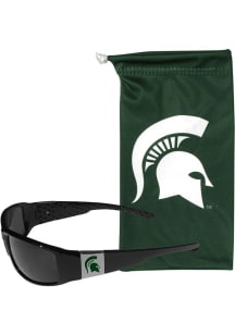 Michigan State Spartans Chrome w Bag Mens Sunglasses
