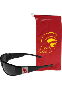 USC Trojans Chrome w Bag Mens Sunglasses