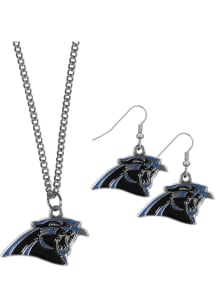 Carolina Panthers Chrome Dangle W Necklace Womens Earrings