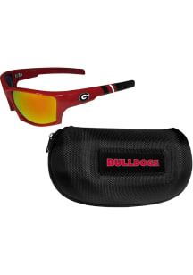 Georgia Bulldogs Edge Wrap w Case Mens Sunglasses