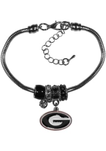 Georgia Bulldogs Euro Bead Bracelet Womens Bracelet