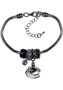 Vancouver Canucks Euro Bead Bracelet Womens Bracelet