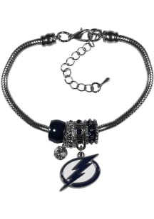 Tampa Bay Lightning Euro Bead Bracelet Womens Bracelet