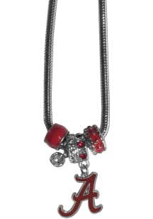 Alabama Crimson Tide Euro Bead Necklace