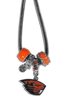 Oregon State Beavers Euro Bead Necklace