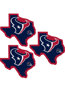 Houston Texans Home State Auto Decal - White