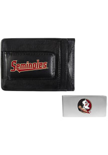 Florida State Seminoles Leather w Money Clip Mens Bifold Wallet