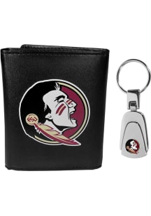 Florida State Seminoles Leather Mens Trifold Wallet