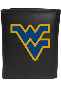 West Virginia Mountaineers Leather Mens Trifold Wallet