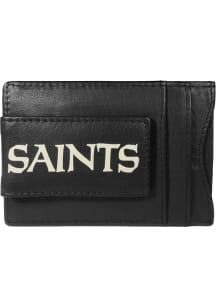 New Orleans Saints Leather Cash & Card Holder Mens Bifold Wallet