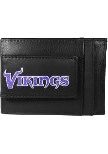 Minnesota Vikings Leather Cash & Card Holder Mens Bifold Wallet
