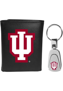 Indiana Hoosiers Key Chain Mens Trifold Wallet