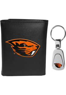 Oregon State Beavers Key Chain Mens Trifold Wallet