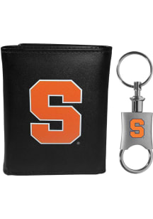 Syracuse Orange Valet Key Chain Mens Trifold Wallet