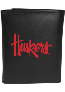 Nebraska Cornhuskers Large Logo Mens Trifold Wallet