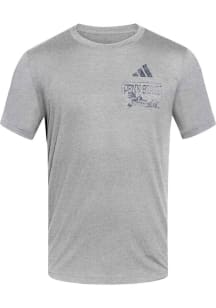 Adidas Penn State Nittany Lions Grey Dear Old State Hyperlocal Short Sleeve T Shirt