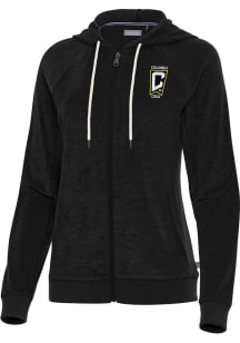 Antigua Columbus Crew Womens Red Favorite Long Sleeve Full Zip Jacket
