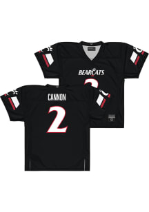 MJ Cannon  Campus Ink Cincinnati Bearcats Black NIL Football Jersey