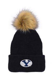 LogoFit BYU Cougars Navy Blue Belgian Womens Knit Hat