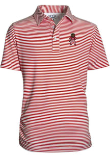 Indiana Hoosiers Toddler Crimson Bison Short Sleeve Polo Shirt