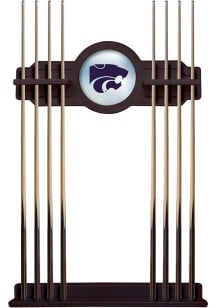 K-State Wildcats Solid Wood Cue Rack Pool Table