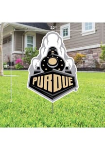 Purdue Boilermakers Team Yard Sign - Black