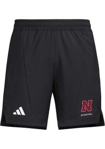 Adidas Nebraska Cornhuskers Mens Black D4T Shorts