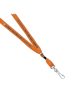 Jardine Illinois Fighting Illini 3/8 Basketball Sublimated w/Swivel Hook Lanyard - Orange