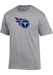 Champion Tennessee Titans Grey Jersey Short Sleeve T Shirt