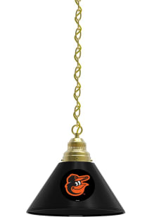Baltimore Orioles Single Gold Billiard Lamp
