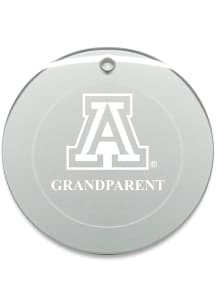Arizona Wildcats Grandparent Round Ornament - White