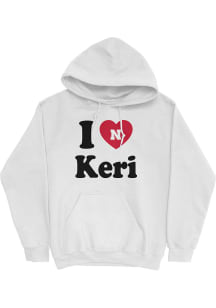 Keri Leimbach Campus Ink Nebraska Cornhuskers Youth I Heart Keri Hoodie Long Sleeve Player Hoodie..