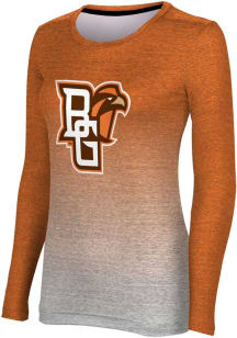 ProSphere Bowling Green Falcons Womens Orange Ombre LS Tee