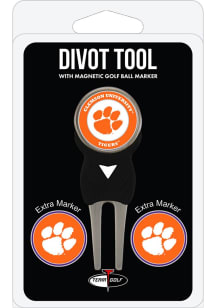 Clemson Tigers 3 Pack Ball Markers Divot Tool
