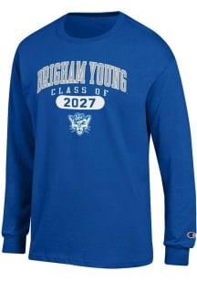 Champion BYU Cougars Blue Class of 2027 Jersey Long Sleeve T Shirt
