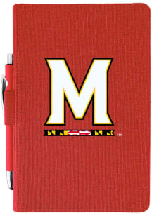 Maryland Terrapins Pen Notebook and Folder - Red