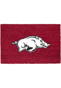 Arkansas Razorbacks Color Coir Fiber Door Mat