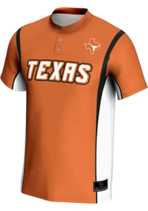 ProSphere Texas Longhorns Mens Burnt Orange Rival Baseball Jersey