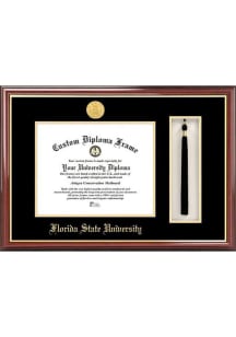 Florida State Seminoles Tassel Box Diploma Diploma Frame - Brown