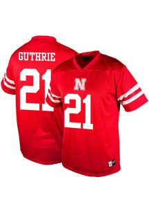 Genuine Collective Nebraska Cornhuskers Red NIL Football Jersey
