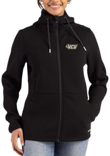 Cutter and Buck VCU Rams Womens Black Epic Comfort Full Zip Light Weight Jacket